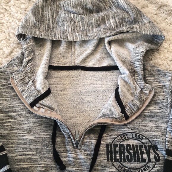 Hershey’s Pullover Zip Hoodie, Gray - Picture 4 of 9